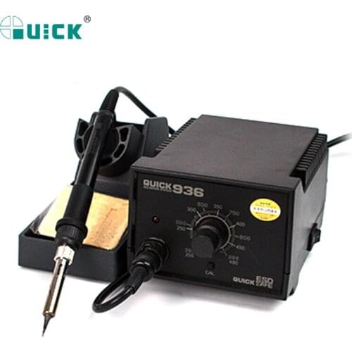 QUICK 936 Soldering Station Original Desoldering Constant temperature rework station Pure copper solder and soldering iron tips