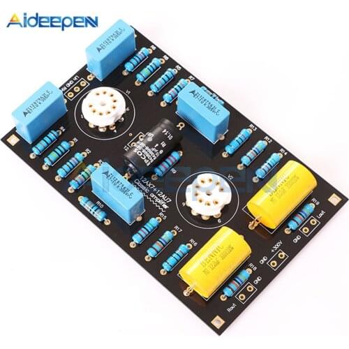 Circuit Tube Preamplifier Preamp Board DIY Kits For 12AX7 / 12AU7 Tube Finished Product