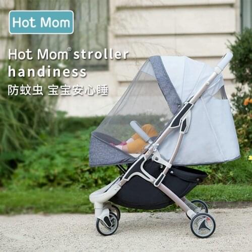 Hotmom Baby Stroller Children Folding Ultra-light Baby Stroller Babies Can Sit In Reclining Trolley Umbrella Car