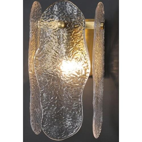 JMZM Simple Glass Wall Lamp Modern Creative Bedside Lights On The Wall Sconce Lamp For Bedroom Living Room Household Corridor