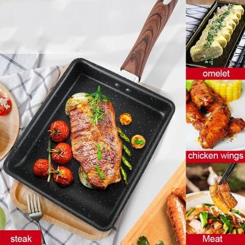 S/L Frying Pan Non-stick Pan Fry Egg Pancake Steak Pot Kitchen Saucepan Cookware Cooking Pan