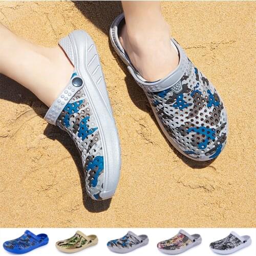 Beach Sandals Men Breathable Trekking Shoes for Mens Comfortable Male Pool Slippers Outdoor Beach Slipper