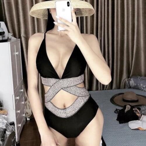 Sexy One Piece Swim Suits One-Piece Swimsuit Swimwear For Women Trikinis Beach Womens Southeast Asia Ins Backless Swimsuits