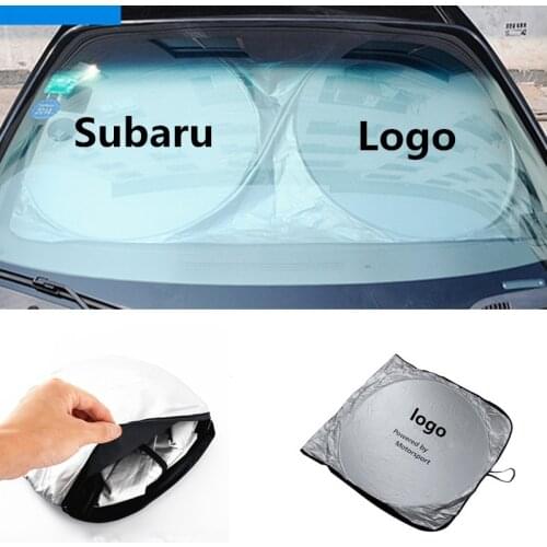 For Subaru windshield sunshade car logo sun visor cover For Subaru Shifter BR-Z car front window sun blinds protection 150*70cm