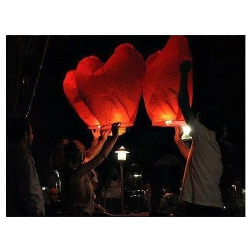 Heart Shape Wish Lantern party material