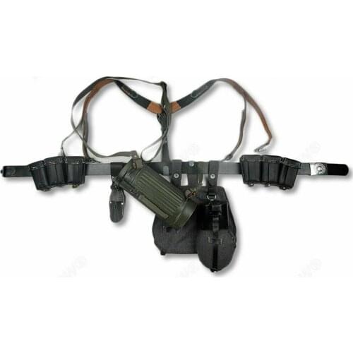 WWII WW2 German Army 98K Leather Pouch Equipment Combination Solider Gear Hi-Q 1943 Military set