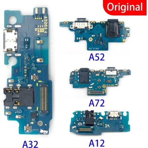 100% Original USB Charger Plug For Samsung Galaxy A32 4G 5G A02 A12 A52 A72 USB Dock Connector Replacement Charging Port Flex