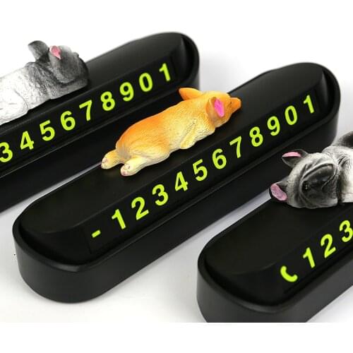 Car Temporary Parking Card DIY Phone Number Card Telephone Magnet Car Flip Numbers Auto Accessorie Parking Car Accessories