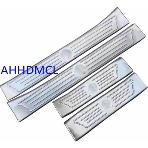 Car Welcome Pedal Threshold Strip Door Sill Strip For MG ZS 2017 2018 2019