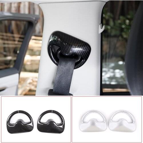 For Land Rover Range Rover Evoque (L551) 2019 2020 Car ABS Seat Belt Decorative Cover Trim Accessories