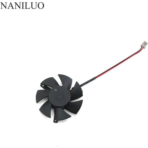 125010-SH2 ZP High quality ultra quiet 5010 Graphics card fan blade 45MM Diameter 39mm Hole Pitch 12V 0.08A fan blade 2pin