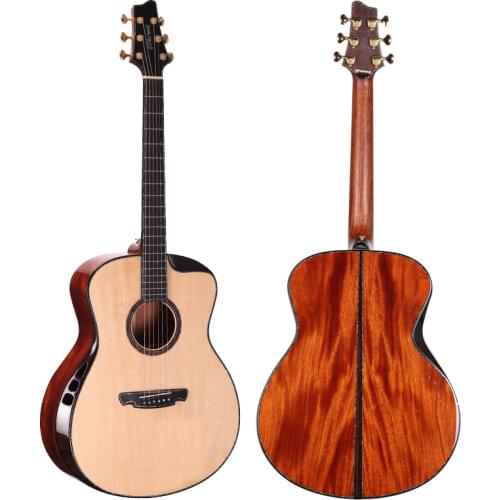 G.K MARVELL M-1 full solid wood handcraft acoustic guitar, acoustic electric guitar,guitarra acustica
