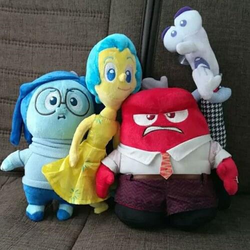 Disney Movie Inside Out Joy Sadness Anger Disgust Fear Riley Plush Toy Soft Stuffed Doll lovely Plush doll Holiday gift