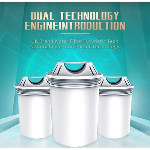 ZOERSDN Water Pitcher Ionizer Long-Life Progressive Filter Element - Purifier Filtration System UK Brand Futuristic Tech