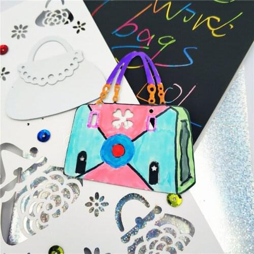 PANFELOU Fashion and cool bag Scrapbooking DIY Halloween Embossing mould card paper die stencils punch Metal cuts dies cutting