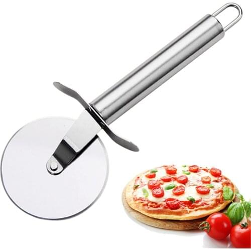 Stainless Steel Pizza Cutter Round Pizza Divider Knife Pastry Pasta Kitchen Tools Baking Cutting Tools Kitchen Accessories