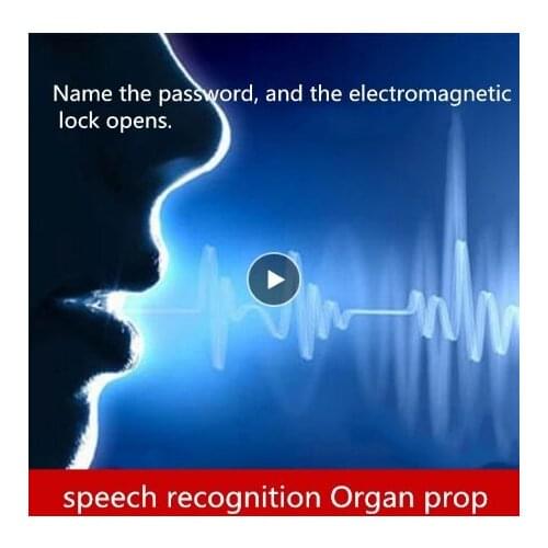 Real life games escape room props smart voice Intelligence Speech recognition organ unlock props escape room game