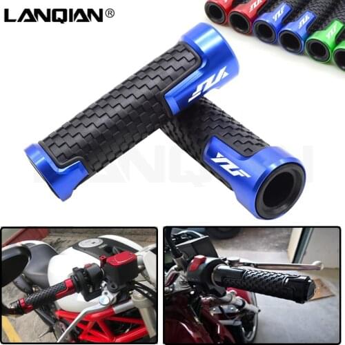 7/8 22MM Motorcycle Handlebar Grips Hand Bar Grips For Yamaha YZF R1 R1M R3 R6 R15 R25 R125 1999-2019 2018 Aluminum Accessories