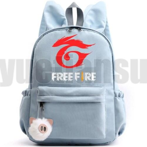 Game Free Fire Garena Roupa Angelical High Quality Backpacks Women TravelBags Unisex Casual Mochila Schoolbags Children Bookbag