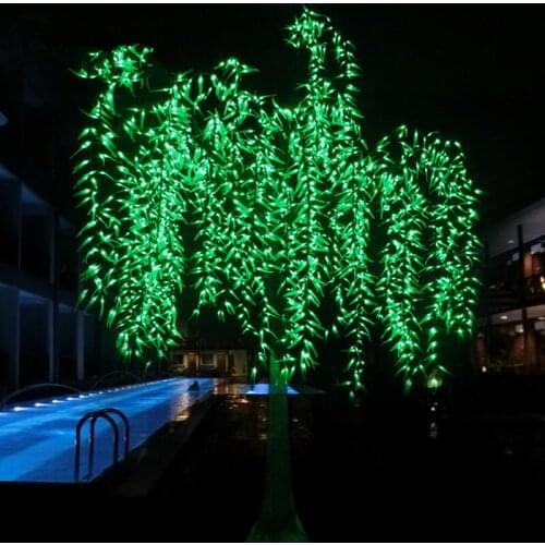 Outdoor Rainproof Glow Weeping Willow Tree Light 960pcs LEDs 1.8m/5.9Ft Height Landscape Lamp For Wedding Christmas Decor