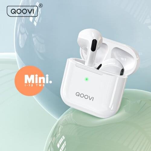 QOOVI TWS Mini Air Pro 4 Earphone Bluetooth Wireless Headphones Stereo Bass Headset Waterproof Sport Earbuds With Microphone