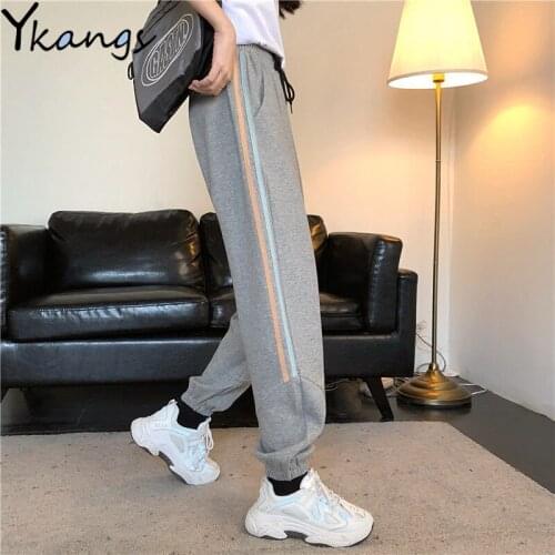 Streetwear Hip Hop Joggers Cargo Pants Women High Waist Loose Black Harem Pants Female harajuku Summer Baggy Tactical Trouser