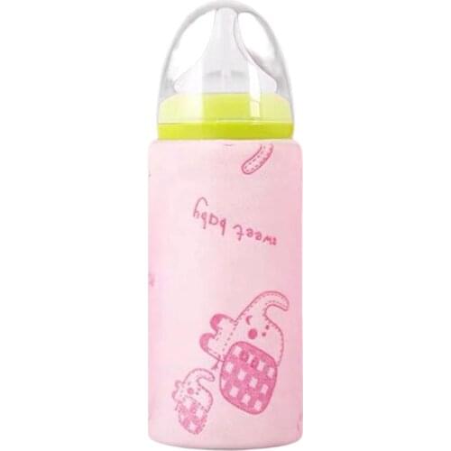 USB Milk Warmer Insulated Bag Portable Travel Cup Warmer Baby Nursing Bottle Cover Warmer Heater Bag Infant Feeding Bottle Bags