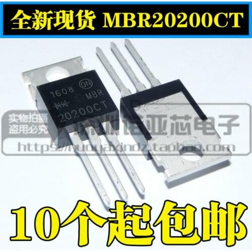10pcs/lot New MBR20200CT B20200G Schottky Diode TO-220