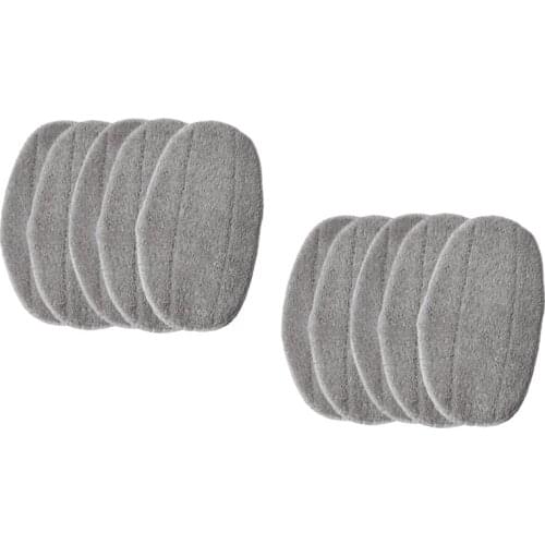 10 Pcs Steam Mop Cloth Pads for Leifheit CleanTenso Steam Mop, Cleaning Rags,Replacement Mopping Cloth Pads Cover Parts