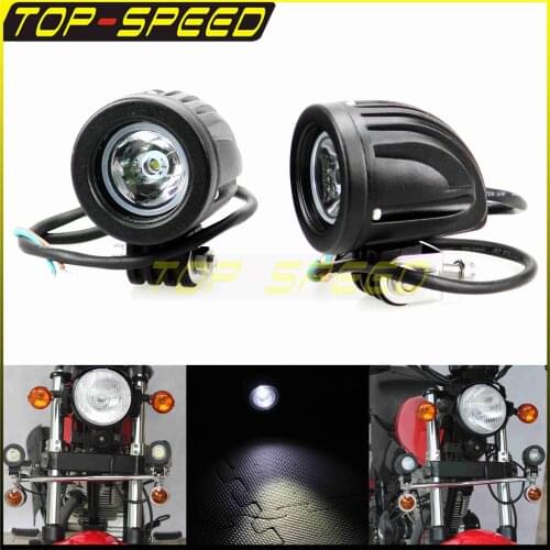 10W 0.63A 12V LED Headlight Motorcycle Universal Spotlight For Motorcycle Dirt Bike 4x4 ATV Vehicles Offroad vehicle SUV