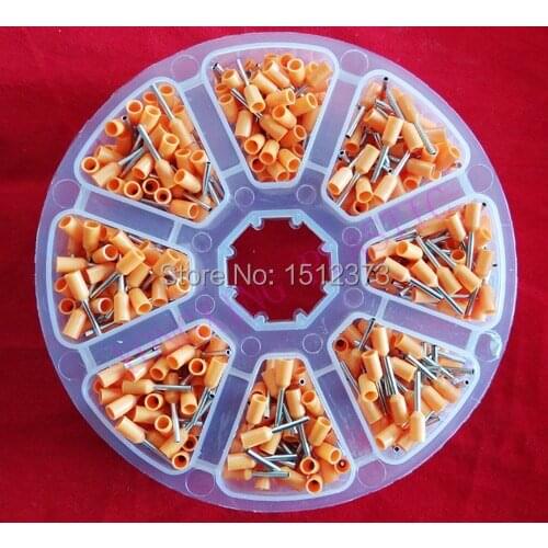 640pcs/box E0508 cord end insulating terminal 22AWG (0.5 MM 2 ) wire ferrules