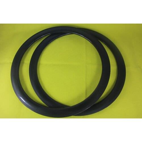 700c 50mm Tubular road bicycle carbon rims 20H 24H 28H 3K Twill glossy matte 25mm width basalt track racing wheel parts