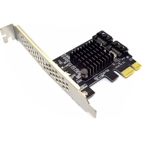 SATA PCI E Adapter 2 Ports SATA 3.0 To PCIe X1 X16 Expansion Adapter Card SATA 3 III PCI-E PCI Express Converter Marvell 9125