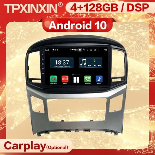 Carplay 2 Din Car Android Stereo Receiver For Hyundai H1 2016 2017 2018 2019 Video Radio Audio Recorder Head Unit Player Screen