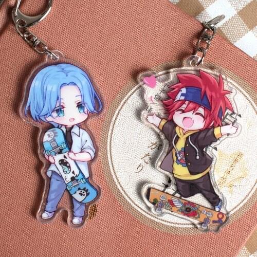 Cosmile SK∞ SK8 the Infinity Langa Reki Acrylic Keychain 8cm Keyring Pendant Limited Cute Cosplay Christmas Gift Fashion New C