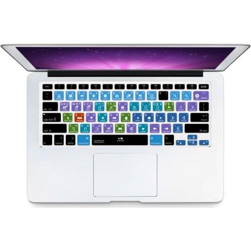HRH Final Cut Pro X Korean Language Hotkey Shortcuts Silicone Keyboard Cover Protector Keypad Skin For Mac Air Pro Retina 13"15