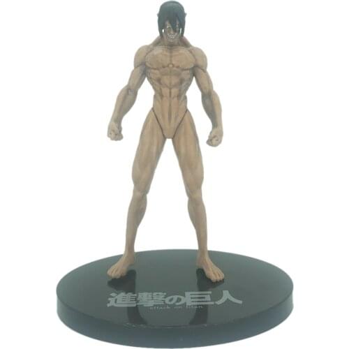 New Attack On Titan Anime Figuras Eren Yeager Founding Titan Giant Doll Action Figure PVC Nendroid Model 14.5cm Collection Toy