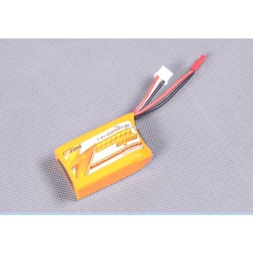 FMS 800mm AT6 Spare Part Battery-7.4V 1000mah 15C RC Airplane Part free shipping