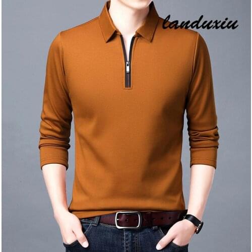 Landuxiu Men's Plain T-shirts