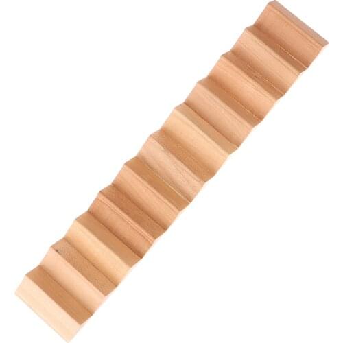 1/12 Dollshouse Miniature Wooden 11-Steps No Handrails Stairs DIY Simulation Furniture Accessories