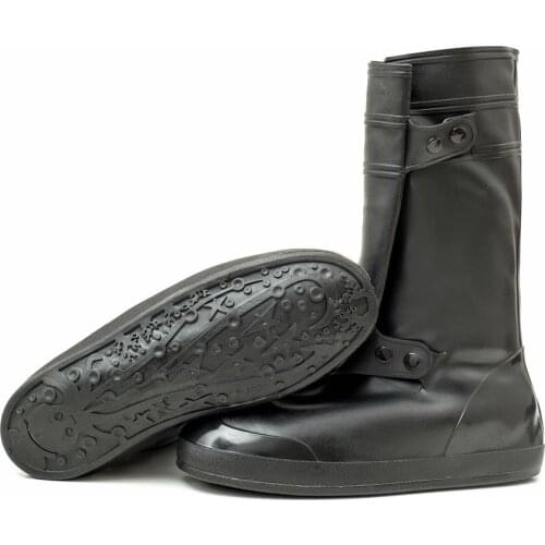 Motorcycle Waterproof Rain Shoe Covers One Piece Style Thicker Scootor Non-slip Boots Covers