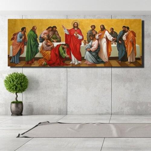 Jesus And His 12 Apprentices Wall Pictures For Living Room Unframed Christian Religions Wall Posters And Prints For Bed Room