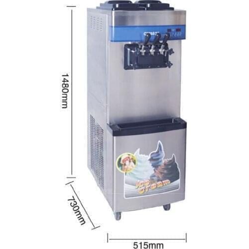 Stainless Steel Commercial Using Price Soft Serve Ice Cream Machine For Sale CF-8228 FREE CFR BY SEA
