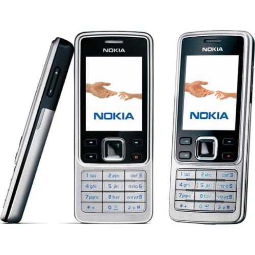 Original Nokia 6300 Mobile Phone Unlocked Black 6300 cellphone & Russian Arabic Hebrew English Keyboard