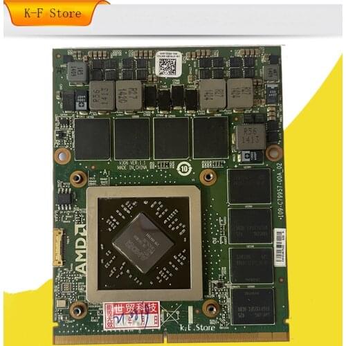 Original HD8970M HD 8970M 109-C79957-00A_02 4G with Fire Cable For Dell Alienware R9 M290X M290 290 Graphic Card Display Card