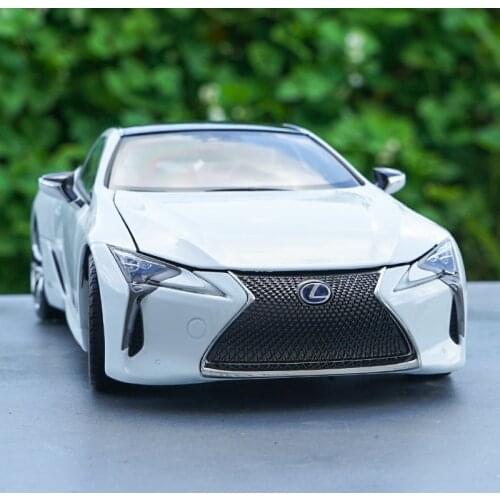 Authentic 1:18 Lexus Lc500h Lc500 Diecast Metal Scale Car Models for Gift, Collection, Toys