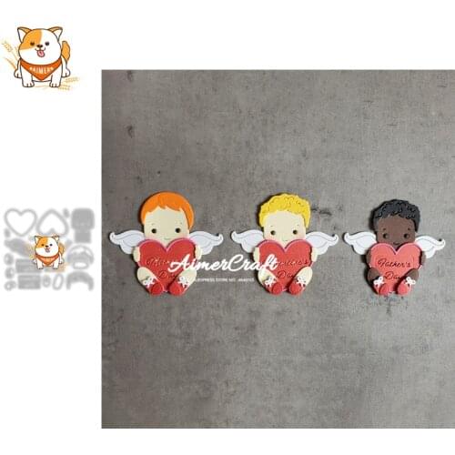 Love valentines mothers fathers day Baby Metal Cutting Dies Scrapbooking Stencil Embossing Craft Die Cut Card Making New Dies