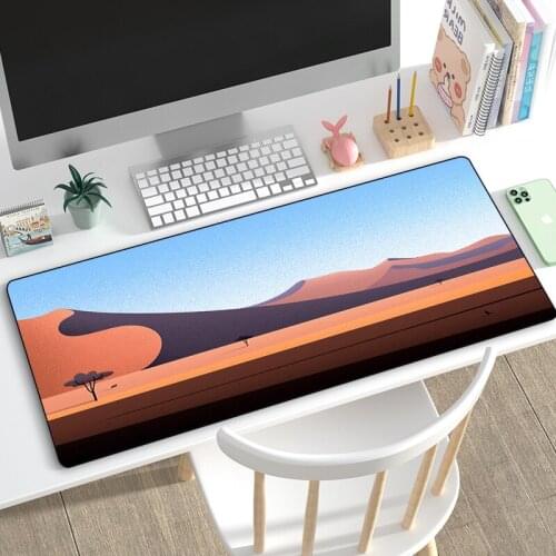 Drop shipping Mouse Pad Keyboard Mouse Pad gaming accessories for Laptop Notebook Gamer Pad Anti-slip Natural Rubber Mousepad