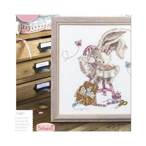 Birds and Peach Blossoms and Birds Counted Cross Stitch Kit Cross stitch RS cotton with cross stitch Embroidered Rabbit