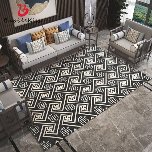Bubble Kiss Chinese Style Carpet Geometry Printing Rug Living Room Coffee Table Mat Home Decor Carpets Bedroom Thicken Area Rugs